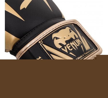 Боксерские перчатки VENUM ELITE - BLACK/GOLD