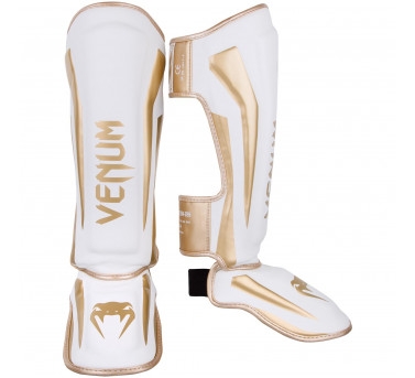 Накладки на ноги   VENUM ELITE - WHITE/GOLD