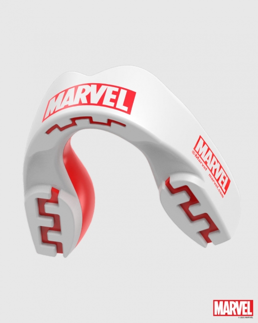 Капа SafeJawz Marvel Logo, белая