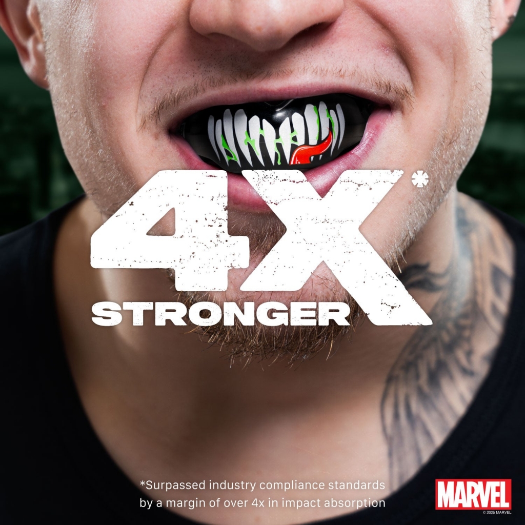 Капа SAFEJAWZ Marvel Ortho Venom Mouthguard - Black