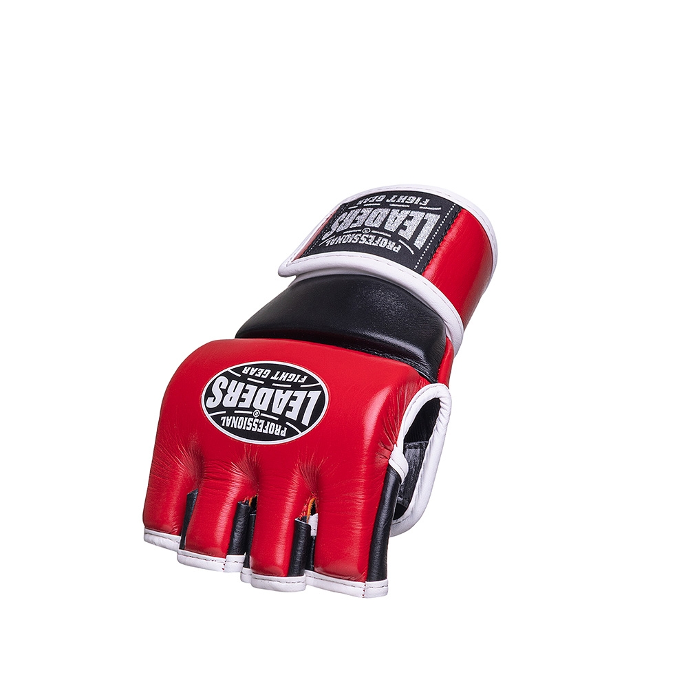Перчатки MMA LEADERS STRIKE RD/BK