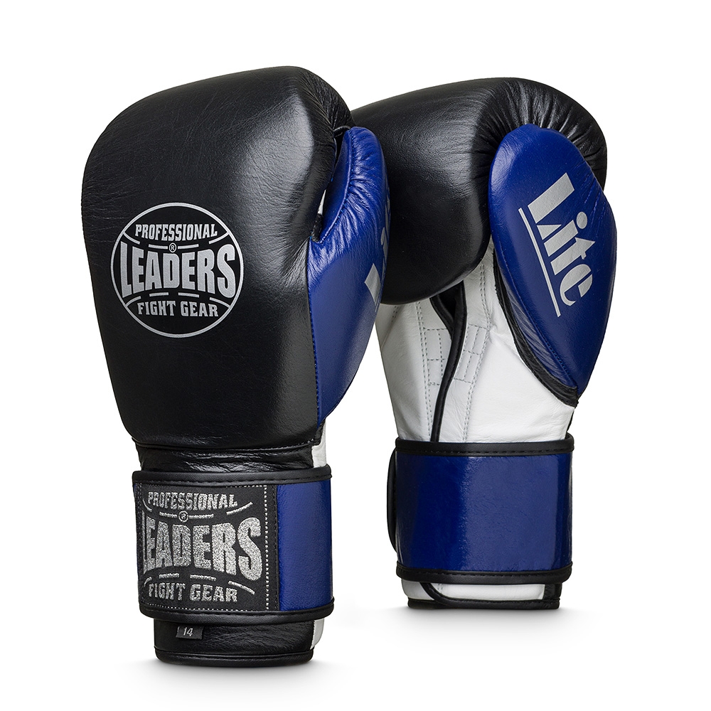 Перчатки боксерские LEADERS LITE BK/BL