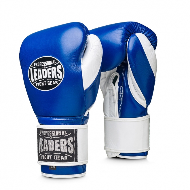 Перчатки боксерские LEADERS LS 2 BL/WH