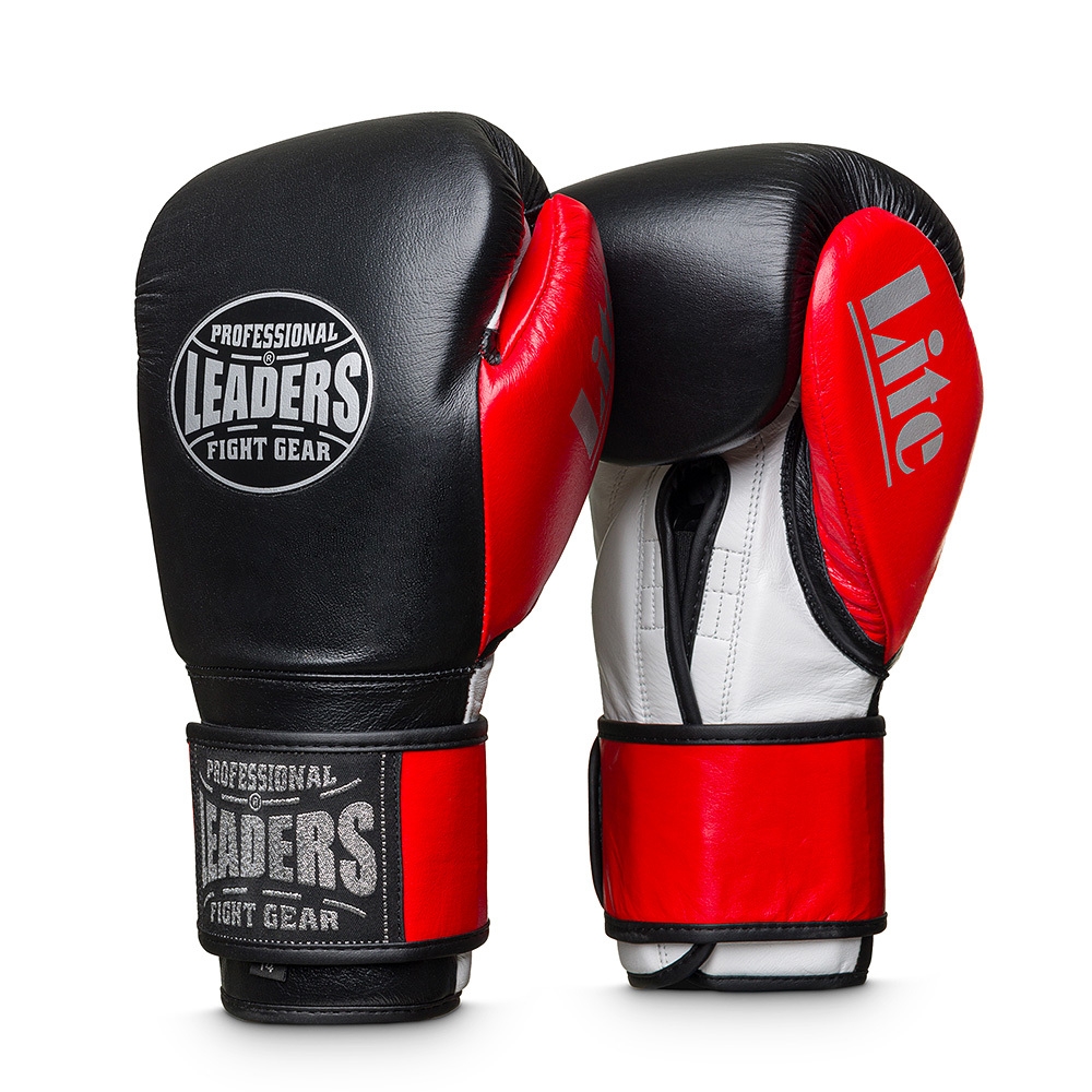 Перчатки боксерские LEADERS LITE BK/RD