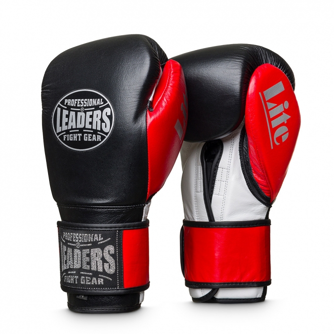 Перчатки боксерские LEADERS LITE BK/RD