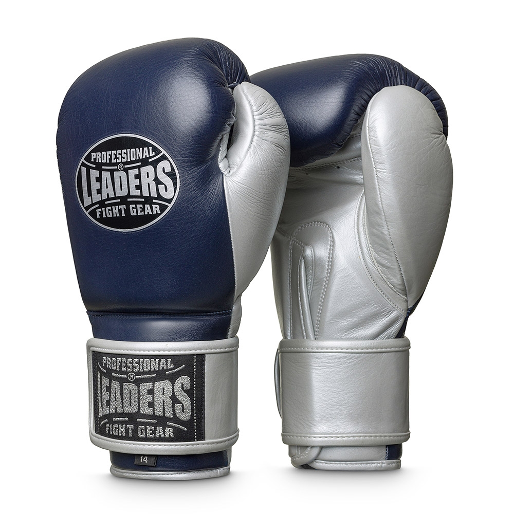Перчатки боксерские LEADERS ULTRA BL/SIL