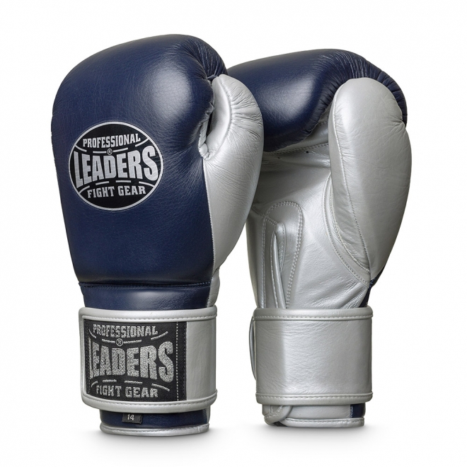 Перчатки боксерские LEADERS ULTRA BL/SIL