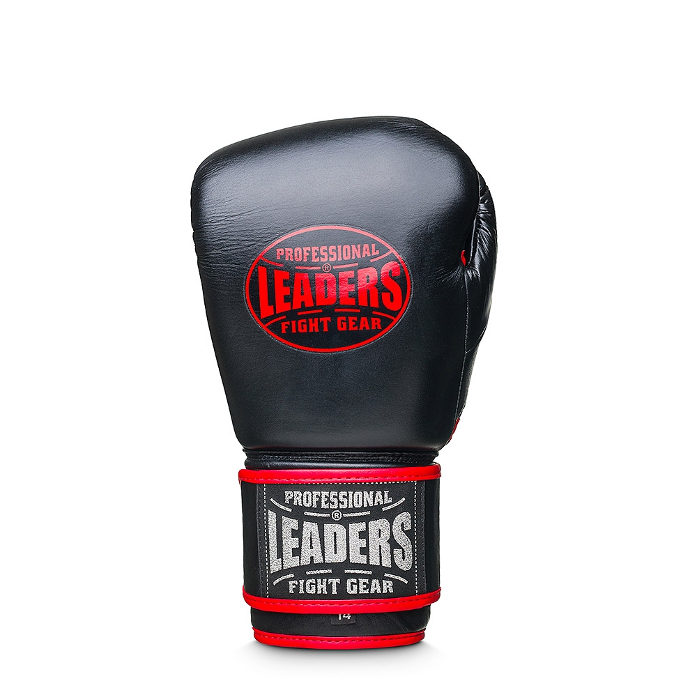 Перчатки боксерские LEADERS HERO BK
