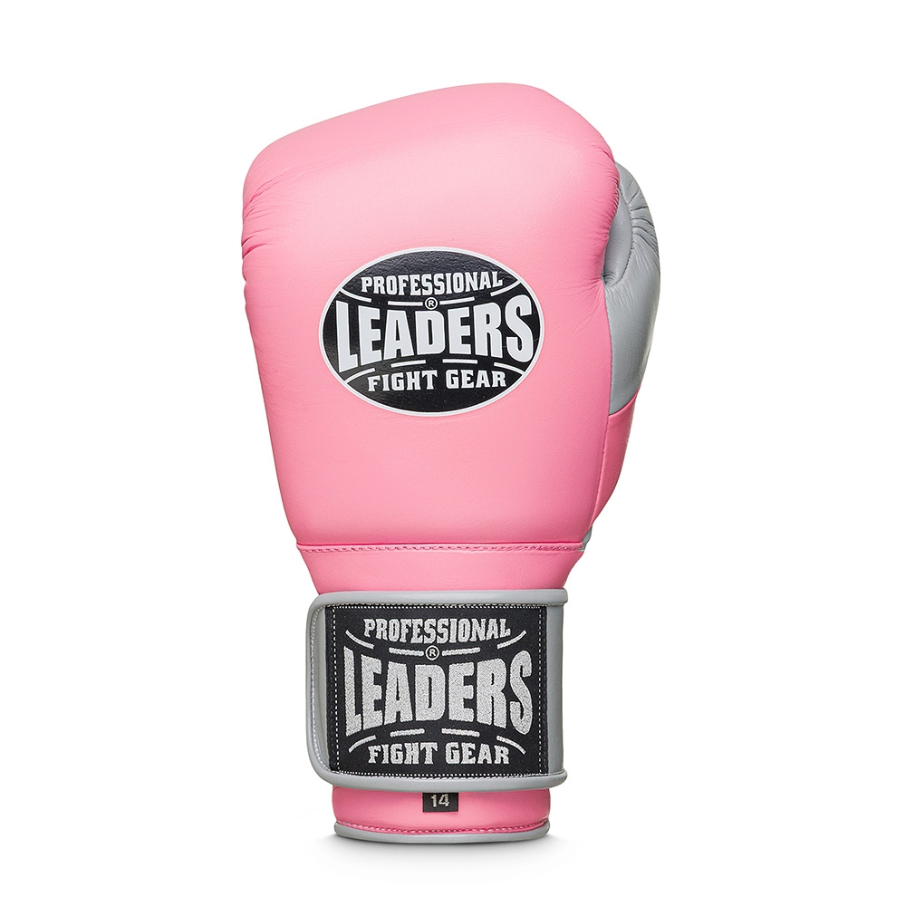 Перчатки боксерские LEADERS LS FANCY SOFT PNK/GR