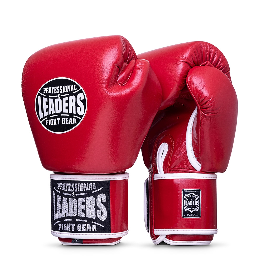 Перчатки боксерские LEADERS THAI 2 RD/WH