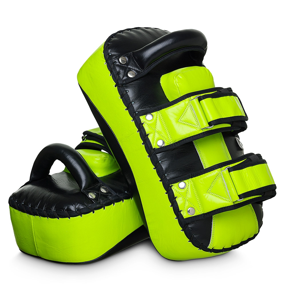 Пэды для тайского бокса LEADERS THAI PAD BK/GN