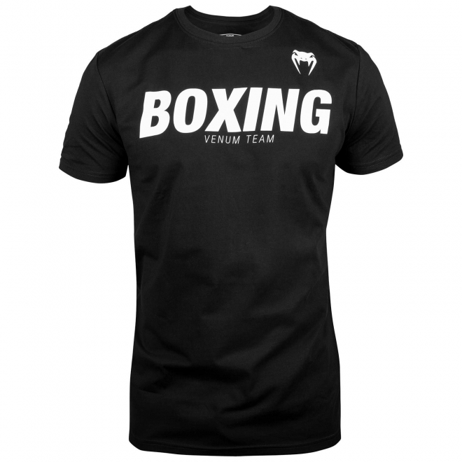 Майка VENUM BOXING VT T-SHIRT - BLACK/WHITE