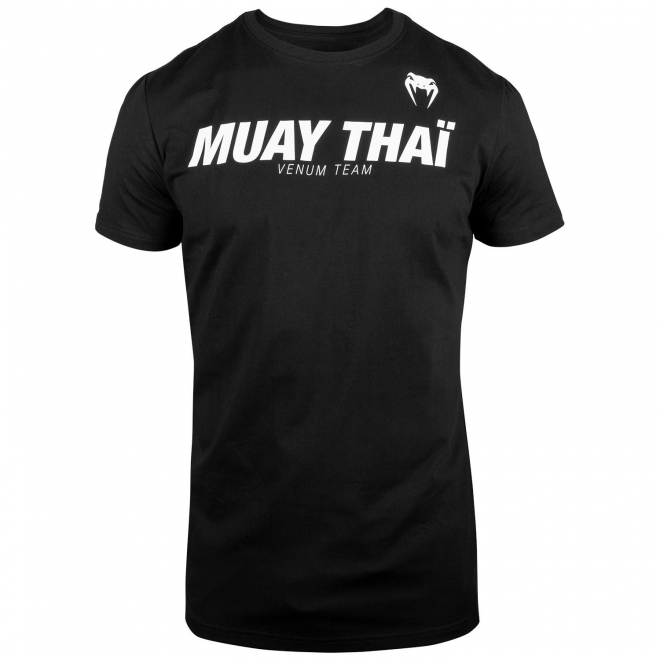 Майка VENUM MUAY THAI VT T-SHIRT - BLACK/WHITE