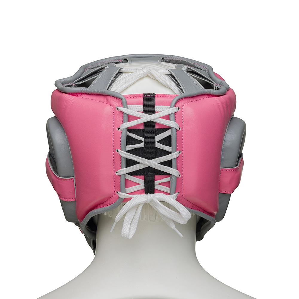 Шлем боксерский LEADERS MEX FANCY PNK/GR