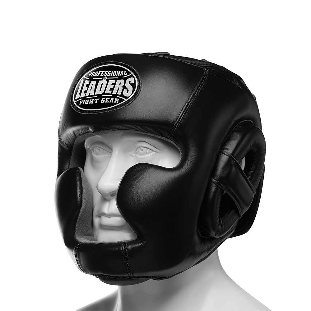 Шлем боксерский LEADERS LS FULL FACE BK