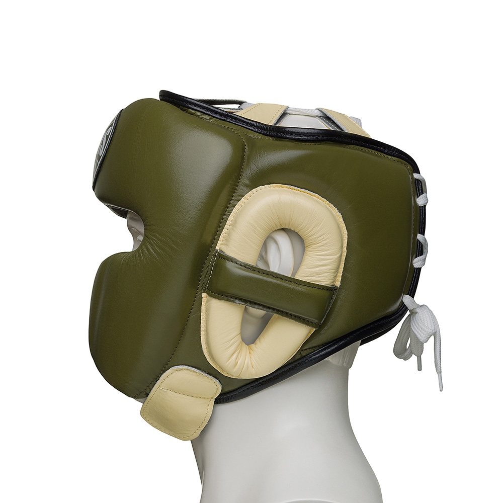 Шлем боксерский LEADERS MEX FANCY OLV/CR