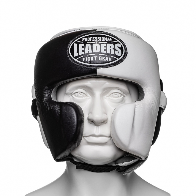 Шлем боксерский LEADERS LS MEX BK/WH 1/2