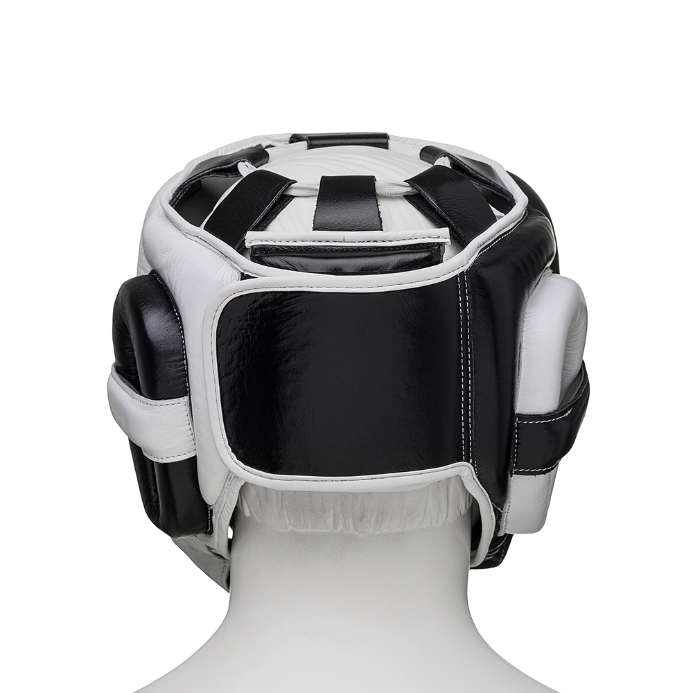 Шлем боксерский LEADERS LS MEX VELCRO BK/WH 1/2