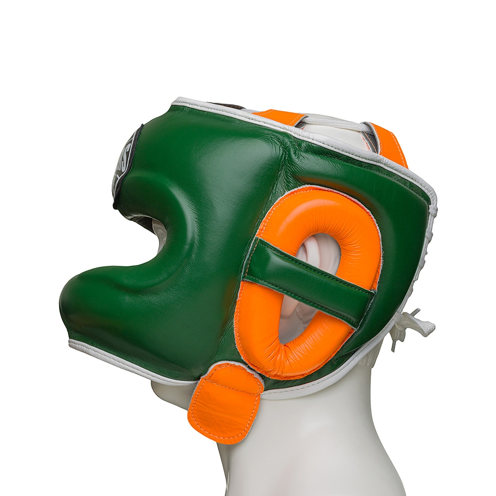 Шлем боксерский LEADERS FANCY с бамперной защитой DGN/OR