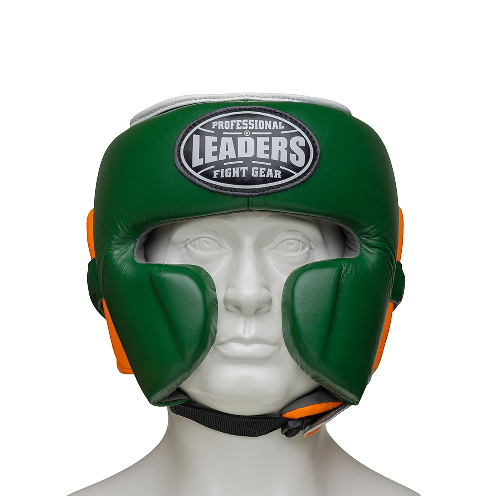 Шлем боксерский LEADERS MEX FANCY DGN/OR