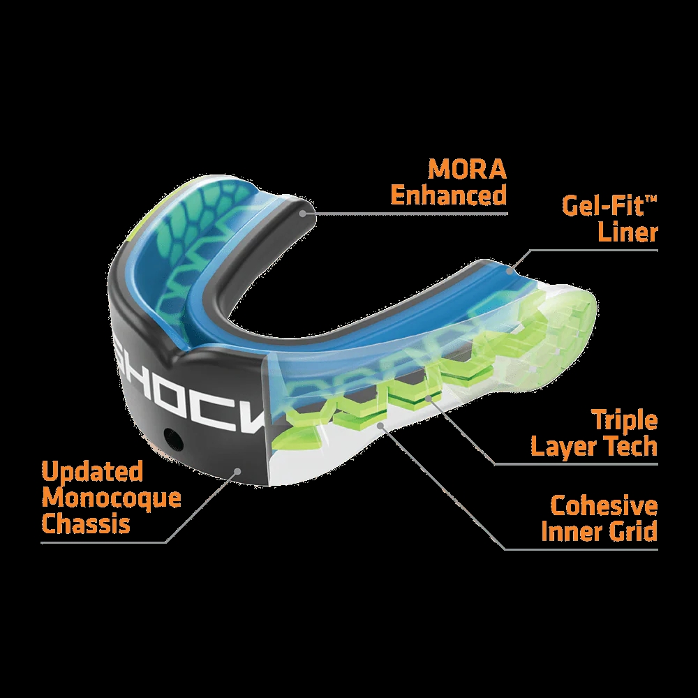 Капа Shock Doctor Gel Max Power черно-синий