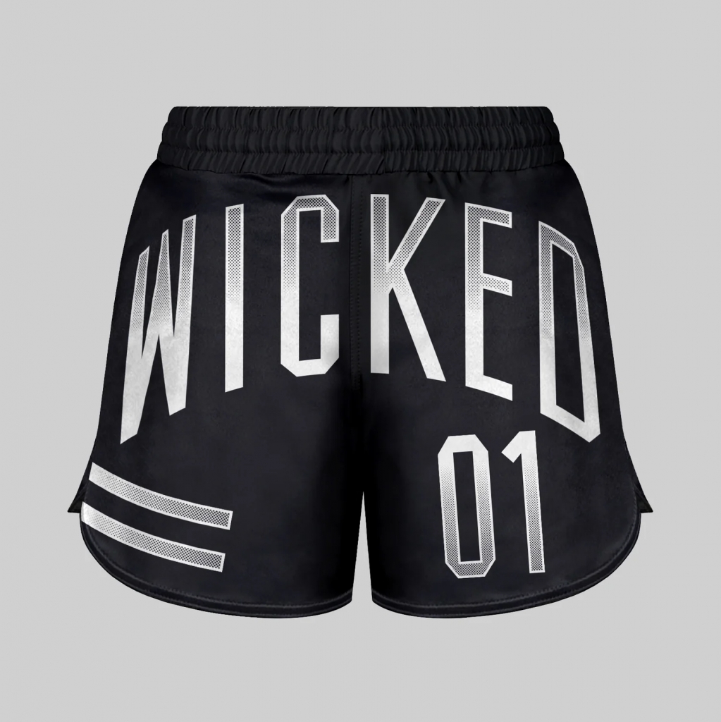 Шорты Wicked для ММА Wicked1 Element Superbowl черные