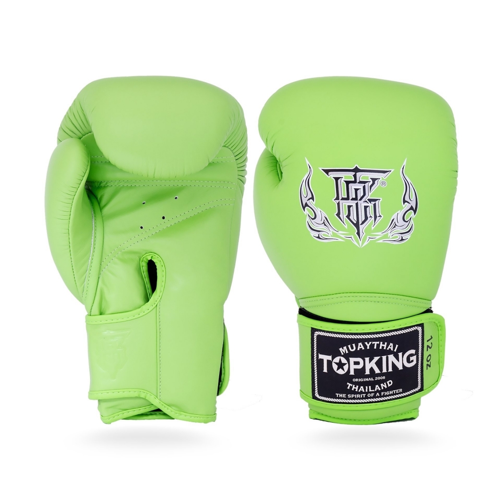 Боксерские перчатки TOP KING GREEN SUPER     