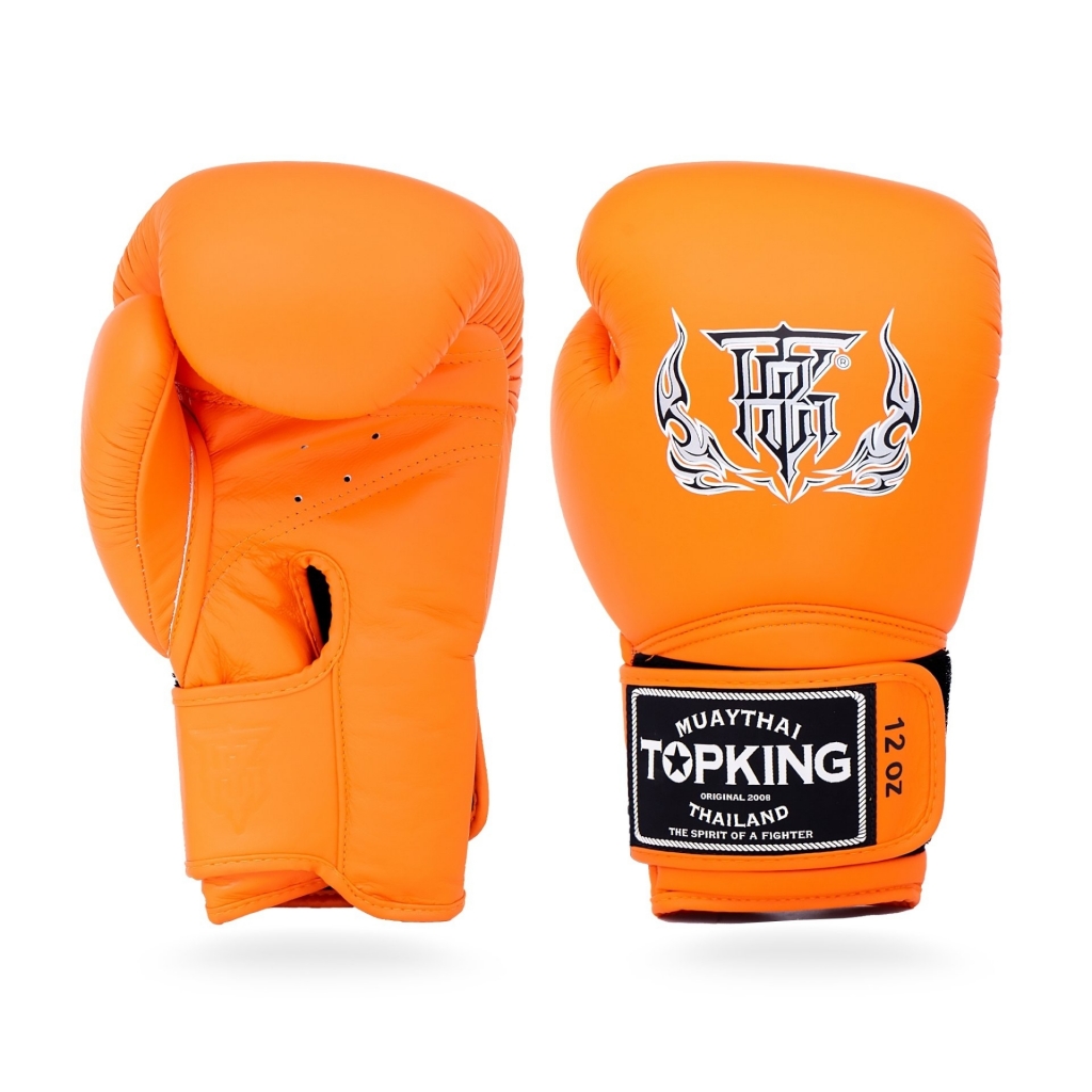 Боксерские перчатки TOP KING ORANGE SUPER