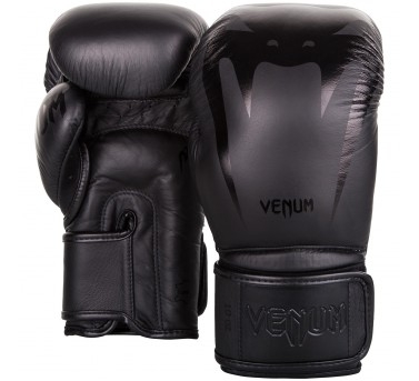 Боксерские перчатки VENUM GIANT 3.0 - NAPPA LEATHER - BLACK/BLACK