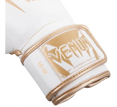 Боксерские перчатки VENUM GIANT 3.0 - NAPPA LEATHER - WHITE/GOLD