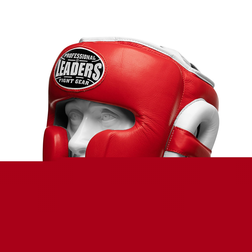 Боксерский шлем LEADERS LS MEX RED