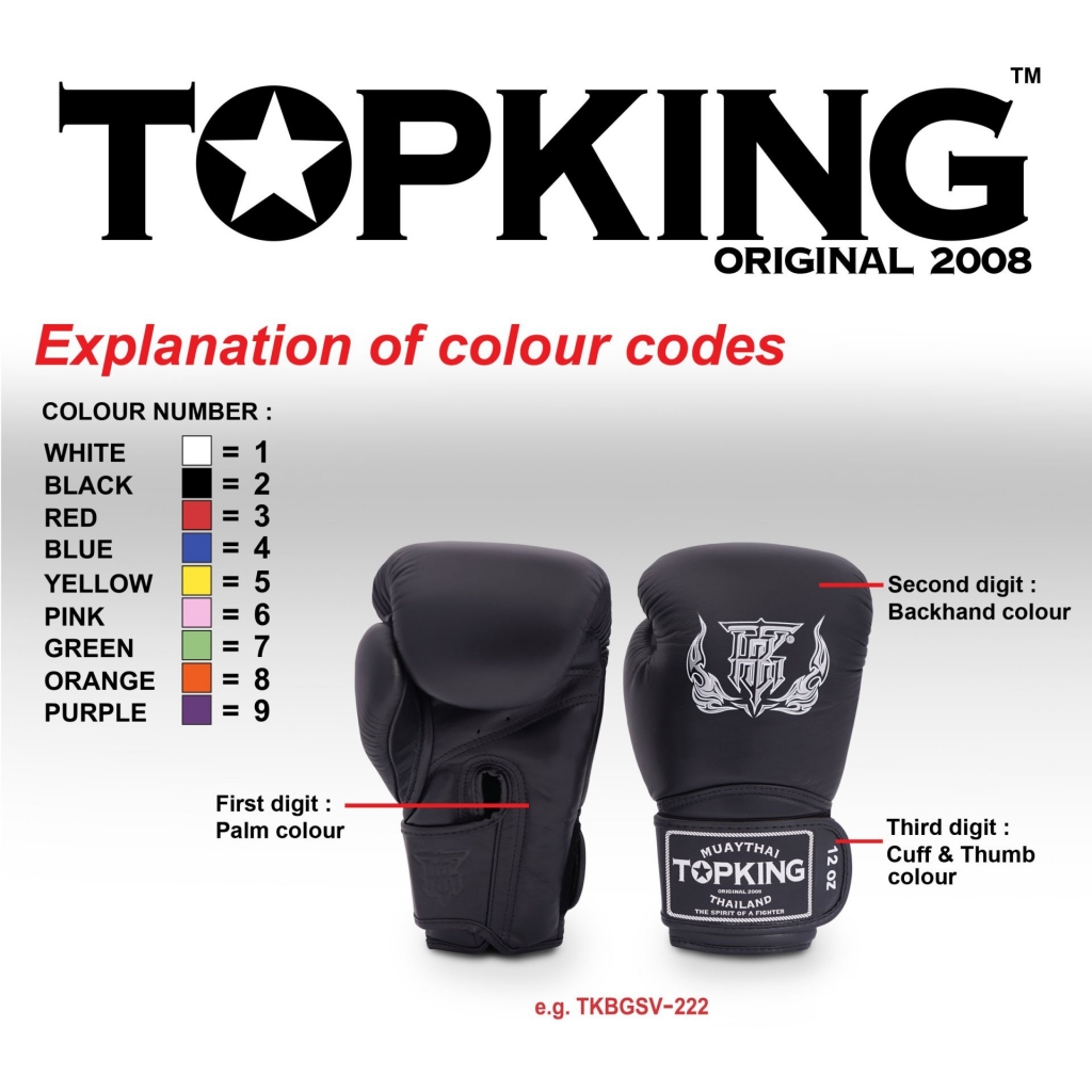 Боксерские перчатки TOP KING GLOVES LIGHT BLUE SUPER