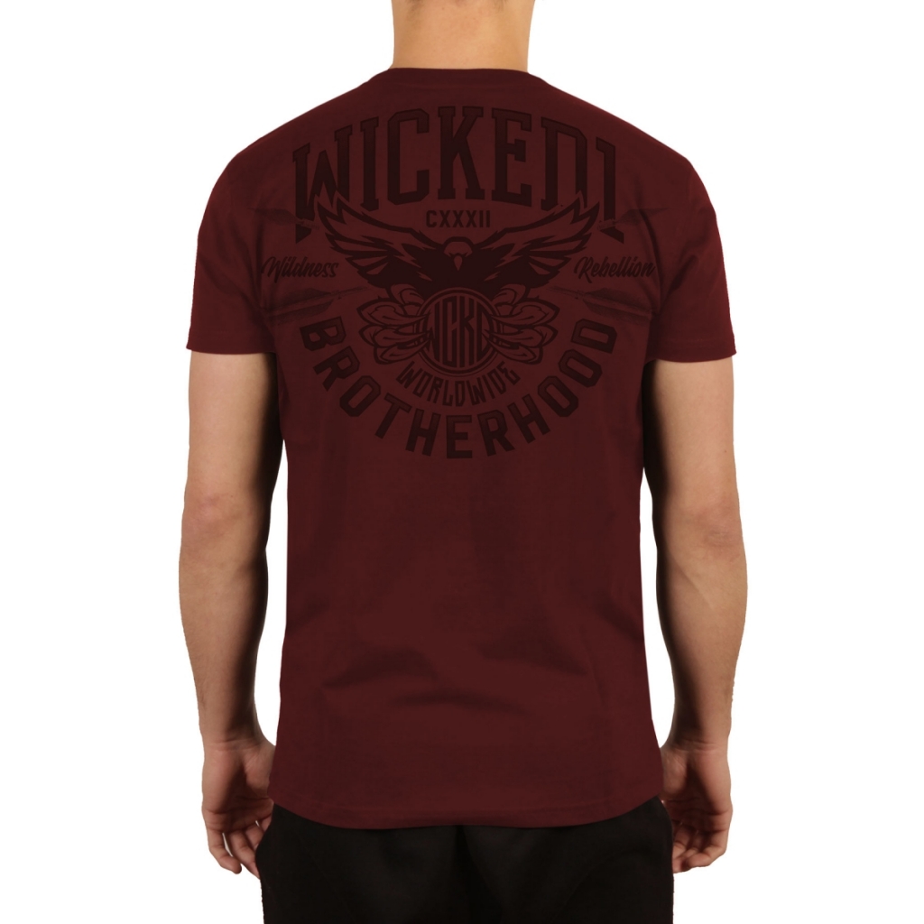 Футболка Wicked One EAGLE TEE BURGUNDY