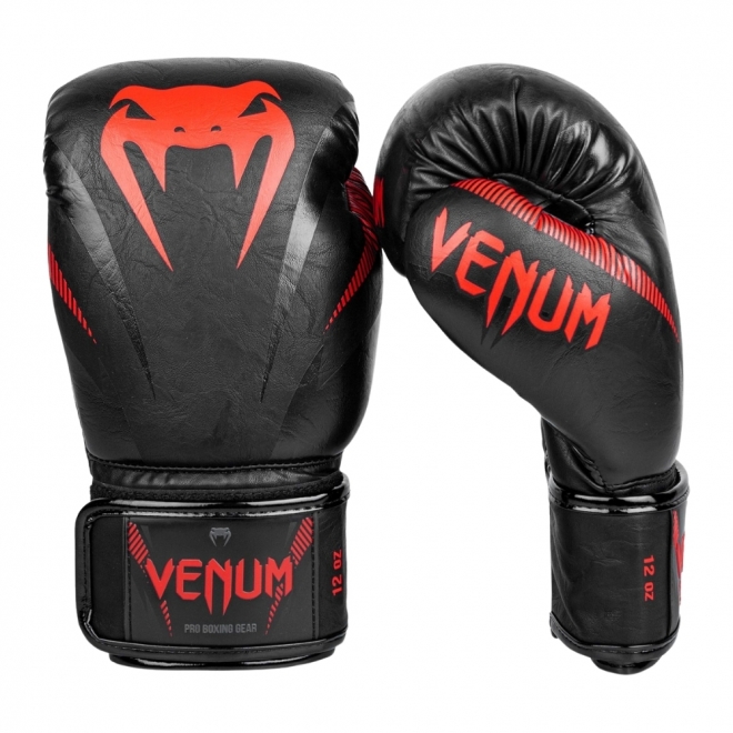 Боксерские перчатки VENUM IMPACT BOXING GLOVES - BLACK/RED