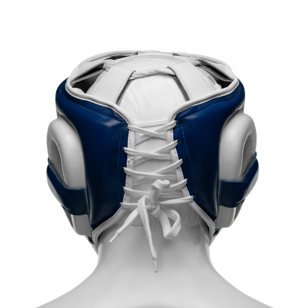 Шлем боксерский LEADERS LS BL/WH