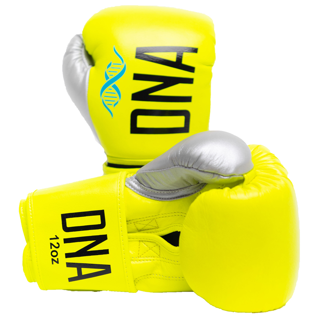 Боксерские перчатки DNA Pro Boxing MTRX Yellow/Silver
