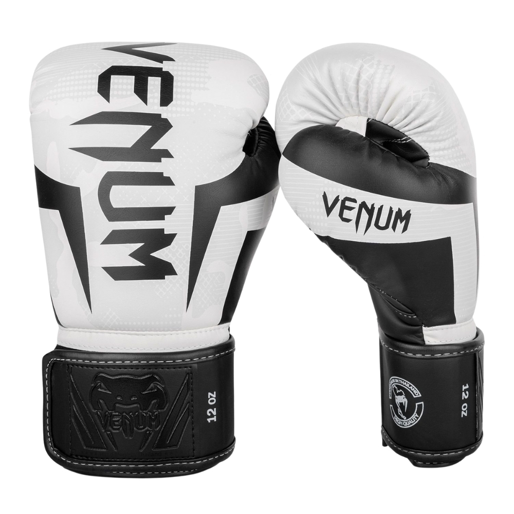 Боксерские перчатки VENUM ELITE - WHITE/CAMO