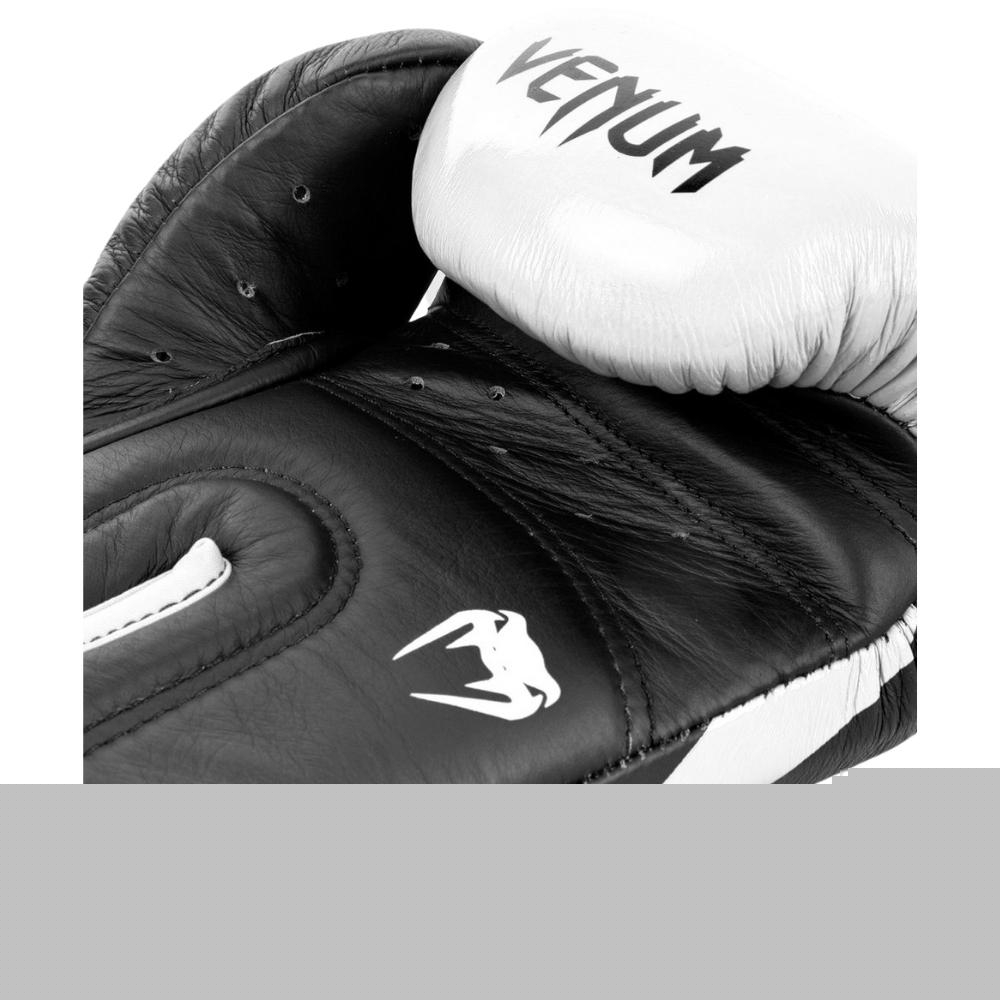 Боксерские перчатки VENUM HAMMER - VELCRO - BLACK/WHITE