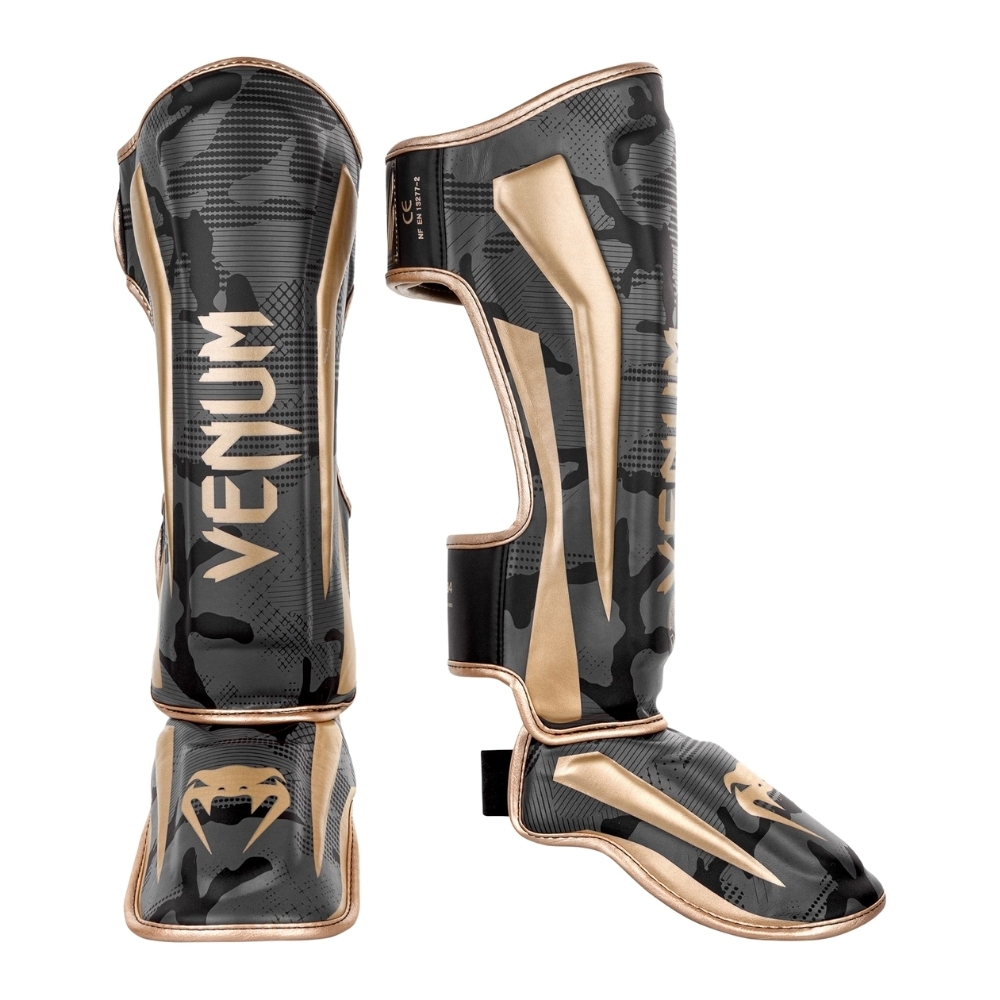 Защита на ноги VENUM ELITE - DARK CAMO/GOLD