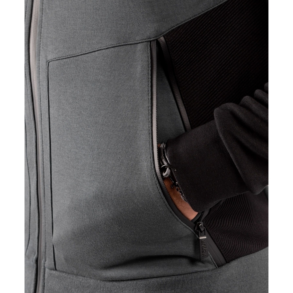 Худи VENUM ONE FC IMPACT - СЕРЫЙ/ЖЕЛТЫЙ