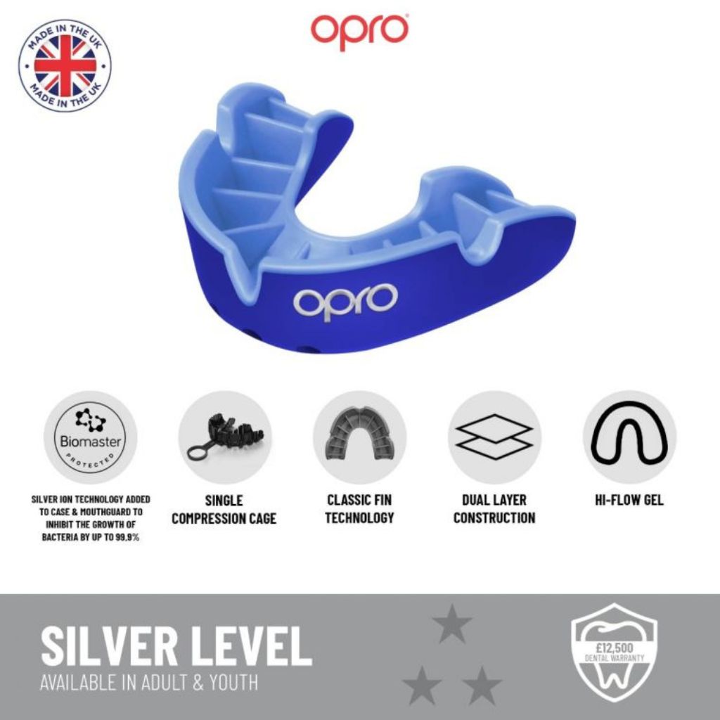 Капа Opro Silver Level Blue