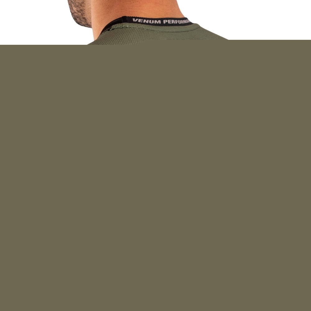 Рашгард VENUM ONE FC IMPACT – ДЛИННЫЙ РУКАВ - ЧЁРНЫЙ/ХАКИ