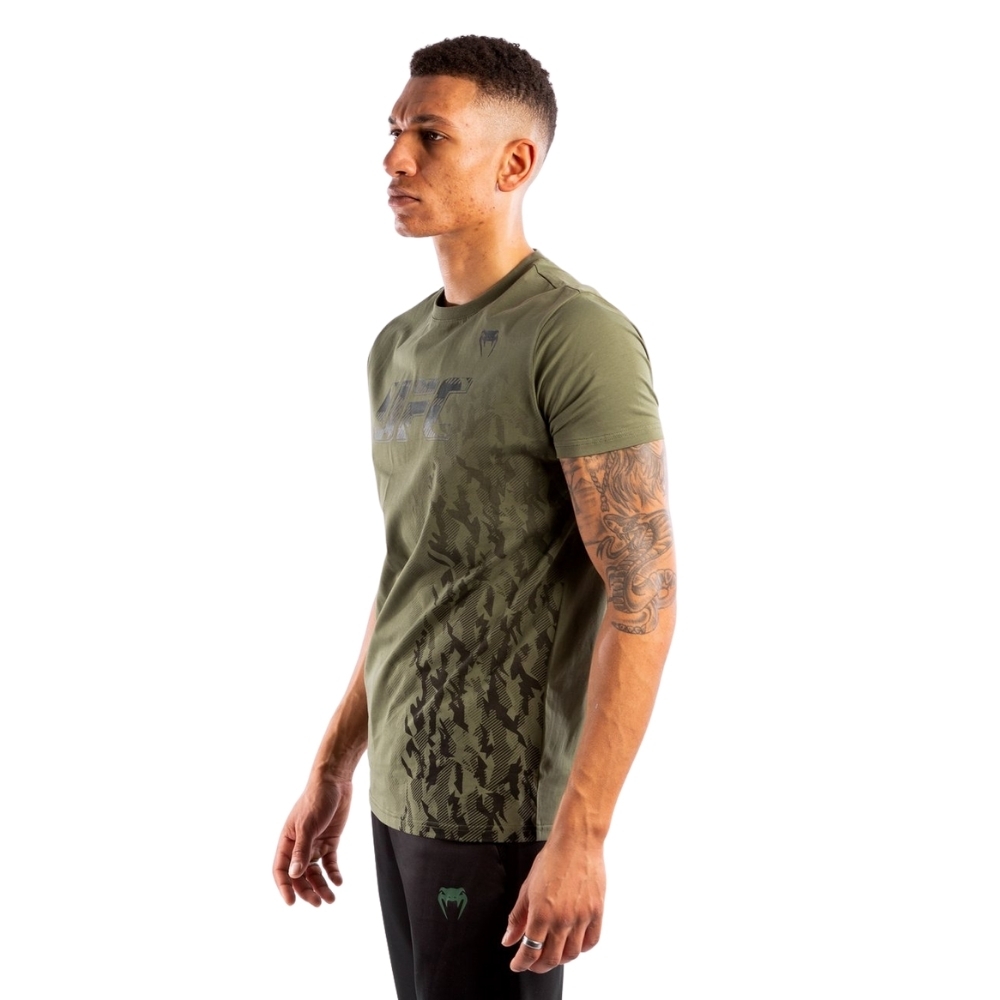 Футболка UFC VENUM AUTHENTIC FIGHT WEEK MEN'S SHORT SLEEVE - KHAKI
