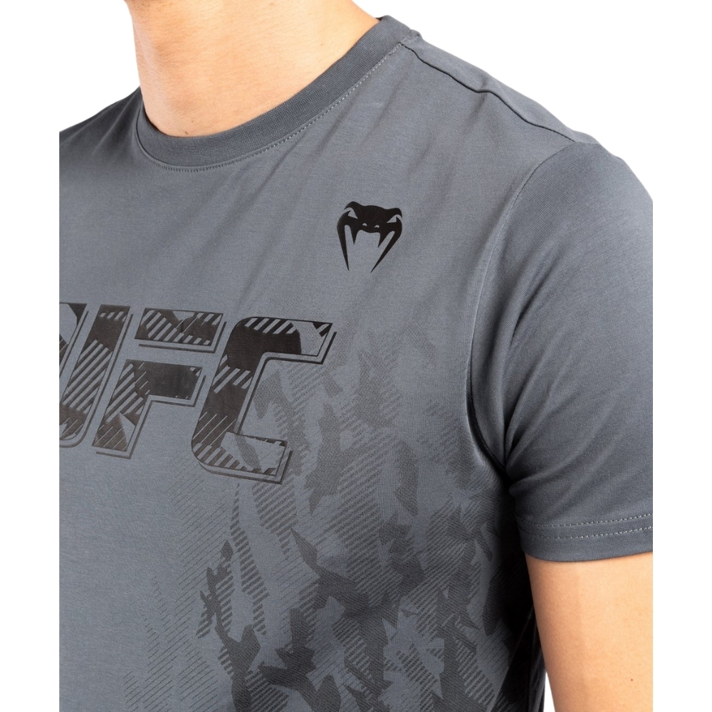 Футболка UFC VENUM AUTHENTIC FIGHT WEEK MEN'S SHORT SLEEVE - GREY