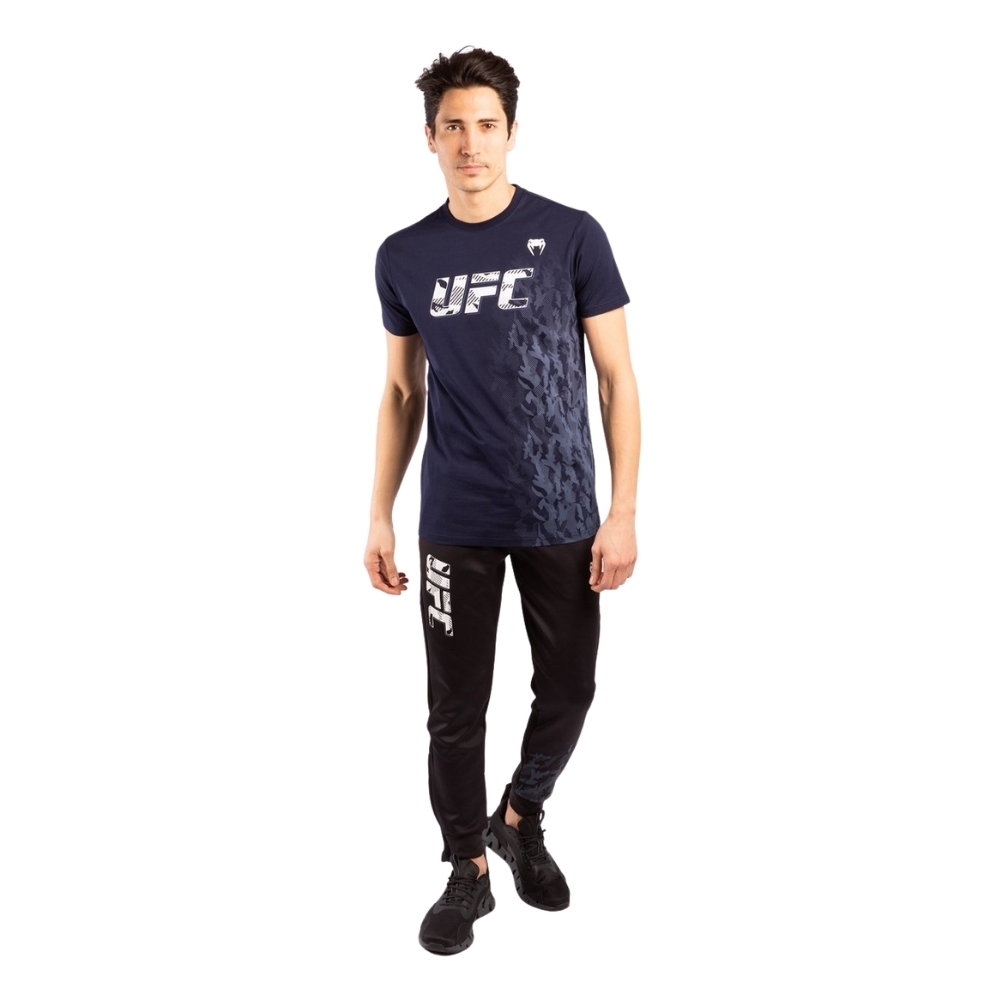 Футболка UFC VENUM AUTHENTIC FIGHT WEEK MEN'S SHORT SLEEVE - NAVY BLUE