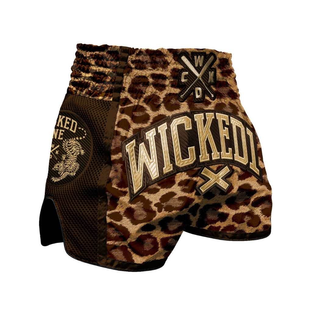 Шорты Wicked one MUAY-THAI SHORT LEOPARD