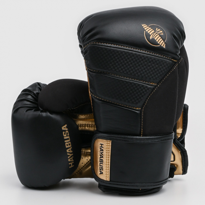 Боксерские перчатки Hayabusa T3 Black/Gold
