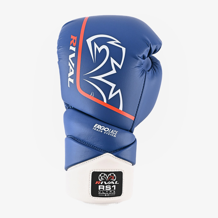 Профессиональные спарринговые перчатки Rival RS1 Blue