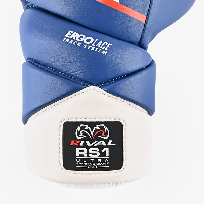Профессиональные спарринговые перчатки Rival RS1 Blue