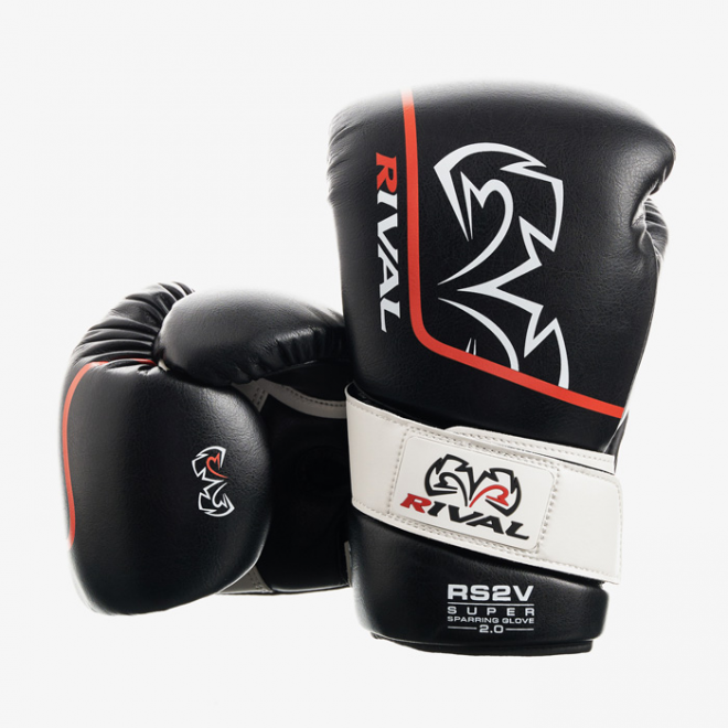 Перчатки для спарринга Rival RS2V Black